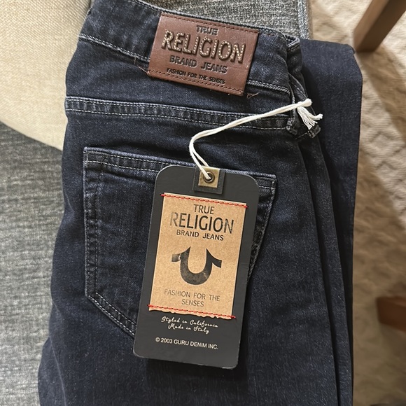 Girls True Religion Trisha Black Jeans - Picture 2 of 5